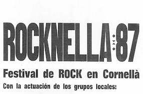Cartel Festival Rock en Cornellà